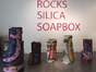 Sioux (Aka Joshua Reyes), "Throwing" Up a Piece, Ceramic, Spray Paint, Found Object, 2015