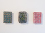 Erik Scollon, Untitled (grid, grid, grid), Ceramic, Underglaze, Glaze, Gold Luster, 2015